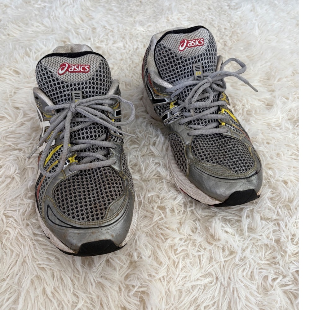 Asics GEL-4000 TR‎ Men's Running Shoes Silver Gray Athletic Sneakers Size 11.5